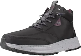 Hey Dude Mens Shoes, Tahoe Nylon, Grey/Black, 44