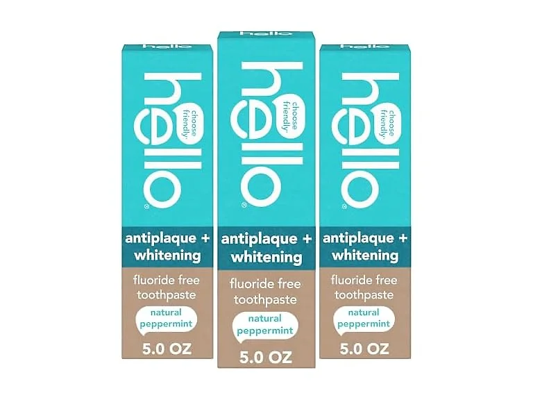 Hello Fluoride Free Toothpaste 5 oz 3 Pack