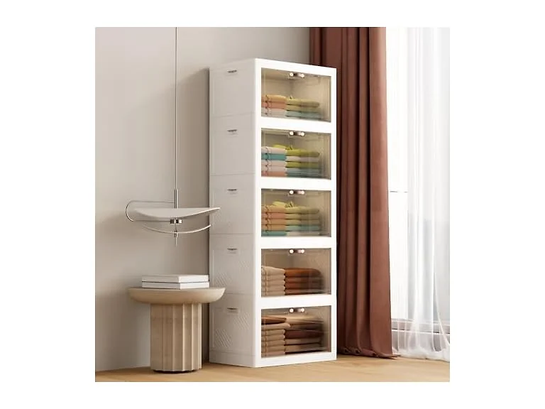 Stackable Storage Bins with Lids