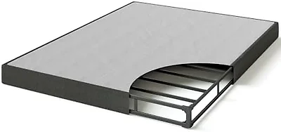 Zinus 5 Inch King WonderBox(TM) Smart Box Spring, Quick Assembly Mattress Foundation, Durable Metal Frame, Grey