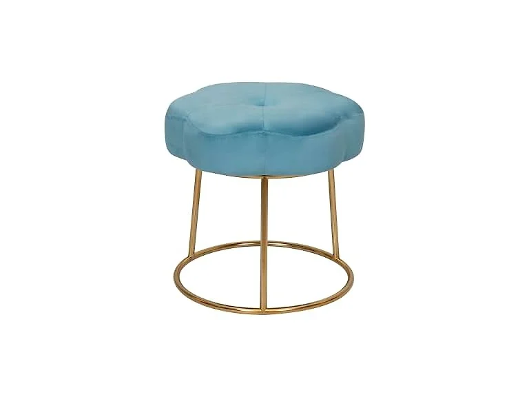 Linon Talulah Vanity Blue Gold