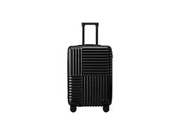 NINETYGO Carry On Luggage 22x14x9 Airline Approved, 20 Inch Luggage with Smooth Double Spinner Wheels, Hard Shell PC+ABS Suitcase Carry-On, Lightweight Travel Luggage, TSA Approved (Black, Himalayas)