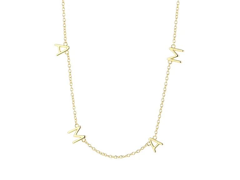 14K Gold Mama Necklace
