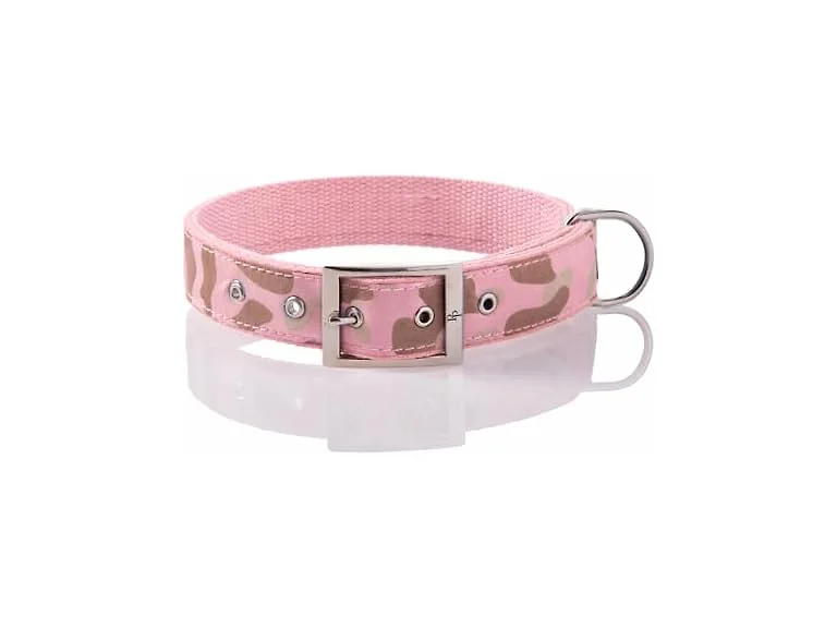 Remy II - The Recycled Ribbon Collar, Pink Camo, X-Large