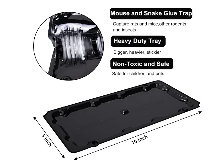 Hakol 10PK Large Glue Traps  Rats, Mice, Snakes & Crawling Insects