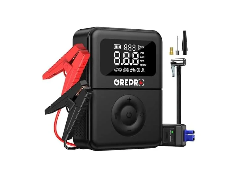GREPRO Jump Starter with Air Compressor