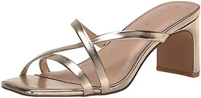 The Drop Women's Amelie Strappy Square Toe Heeled Sandal