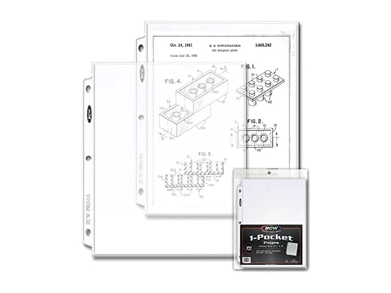 BCW BCW 1-PRO1A-20 Pro 1-Pocket Document