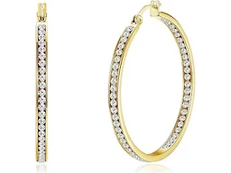Saffron LGR-64-002E Set Of 1 Womens 40mm Hoop Earr