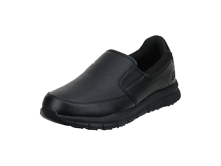 Skechers Men's Work Nampa-Groton Shoes, Black, 14W