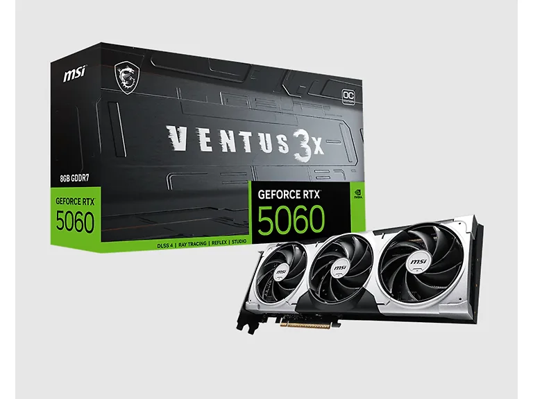 MSI GeForce RTX 5060 8G VENTUS 3X OC