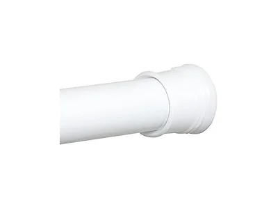 Zenna Home Tension Shower Curtain Rod, White
