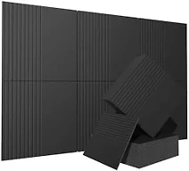 CIUIUTIC Acoustical Wall Panels, 6 Pack 20x20 Acoustic Wall Panels, Decorative Acoustic Panels, Sound Absorbing Wall Art for Interior Wall Decor, Arcadian Vortex