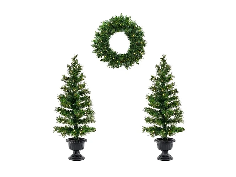 National Tree Company Pre-Lit Warm Welcome Assortment Set