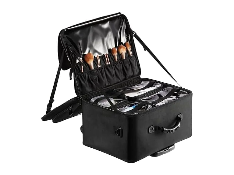 VEVOR Rolling Makeup Train Case Large