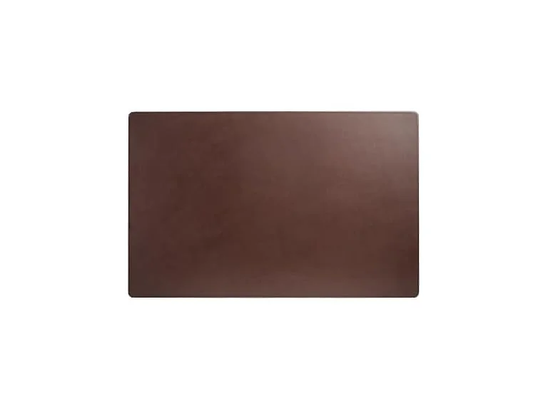 Dacasso Chocolate Brown Leather 30" x 19" Desk Mat