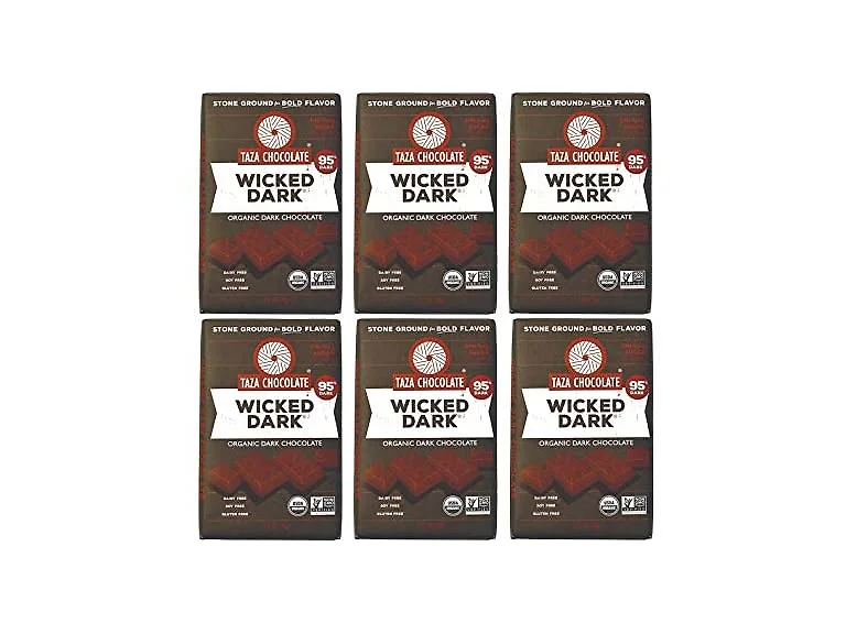 Taza Amaze Bar 95% Dark Wicked 6ct 2.5oz