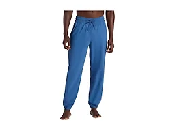 Gaiam Men’s Warrior Pose Pant, Standard Fit, 31” Inseam, Stretch Lightweight Material, Moisture-Wicking, True Navy, X-Large
