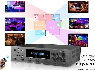 Technical Pro 650W Bluetooth Amplifier