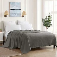 Grand Hotel Waffle Weave Cotton Blanket