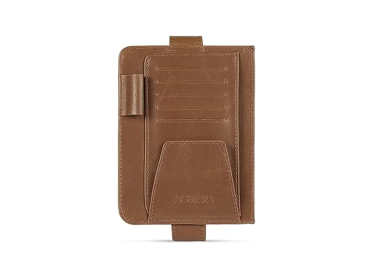 Londo Leather Car Visor Organizer