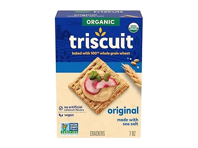 Triscuit Organic Original Whole Grain Wheat Crackers