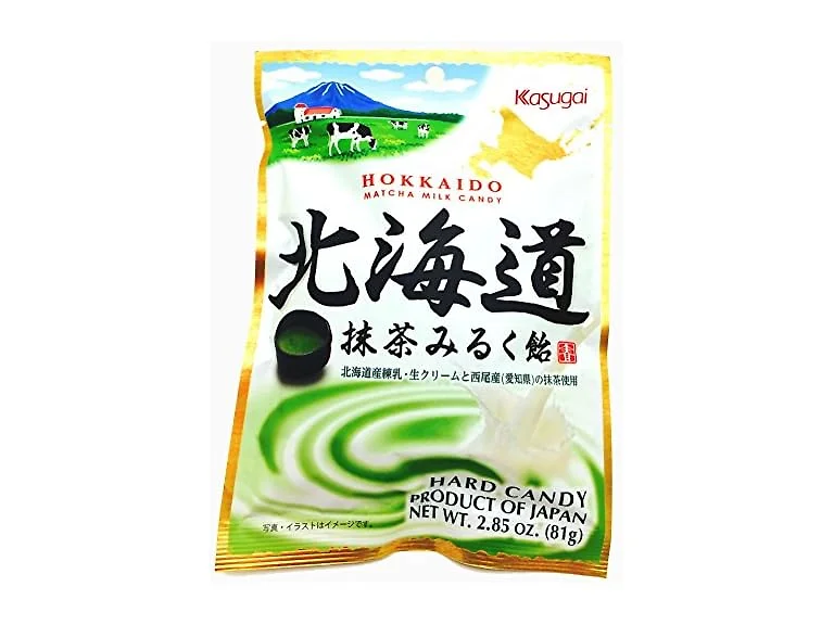 Kasugai Hokkaido Matcha Milk Candy 12 Bags