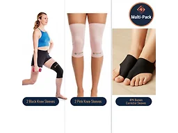 Copper Joe COJ-KN2B2P-BN4-SM Small Knee & Bunion Relief Bun