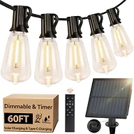 Solar Outdoor String Lights