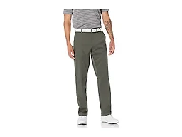Amazon Essentials Men's Classic-Fit Moisture-Wicking Stretch Golf Pants with Active Waistband, Olive, 35W x 30L