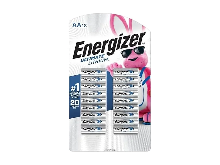 Ultimate Lithium AA Batteries 18-Pack