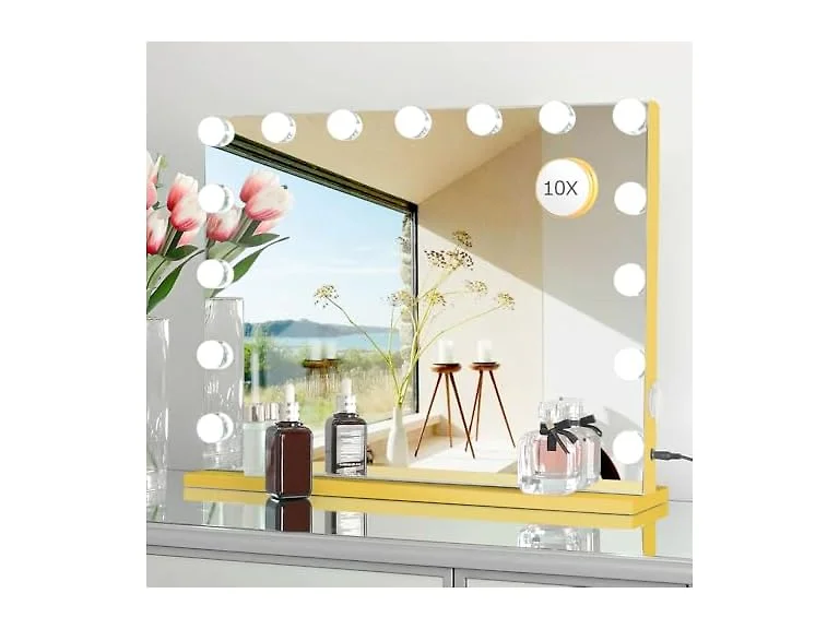 LilyHome Vanity Mirror w/Lights 22.8x18.1