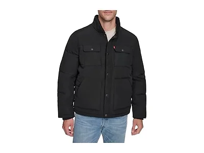 Levi's Men Woodsman Sherpa Collar Puffer Jacket