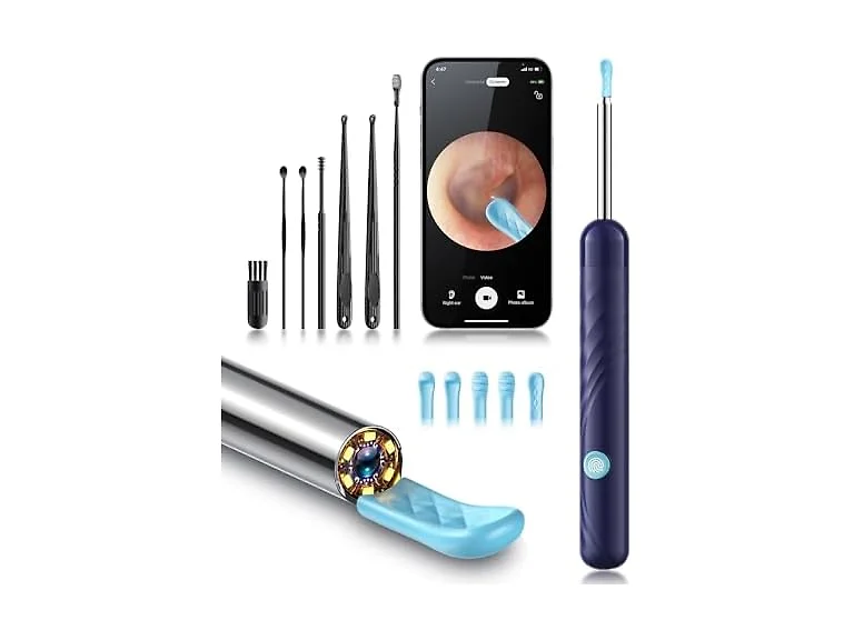 Kolrry Ear Wax Removal, Ear Cleaner with Camera