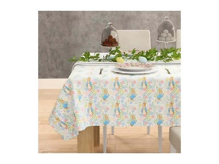 Franco Peter Rabbit Book Woven Tablecloth 60
