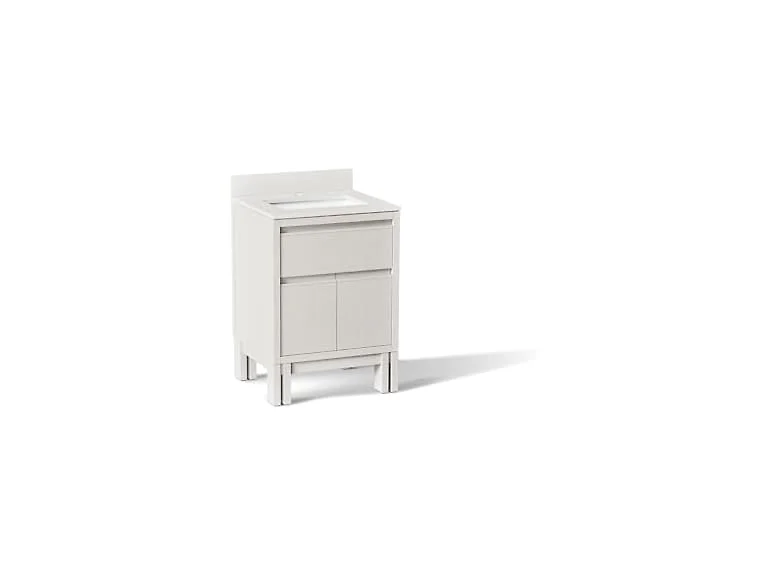Kohler 24 in. Bathroom Vanity Cabinet with Sink Quartz Top