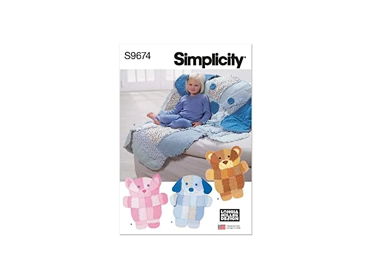Simplicity 9674 Rag Quilt Wall Hanging &