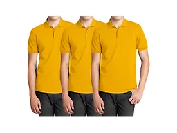 Men's 3-Pack Short Sleeve Pique Polo 
