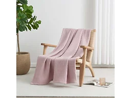 Waffle Weave Thermal Throw Blanket