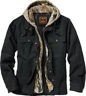 Mens Buck Commander Hunters Edge Canvas Jacket, Black, Medium