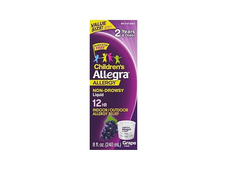 Allegra Childrens 12 Hour Allergy Relief Liquid
