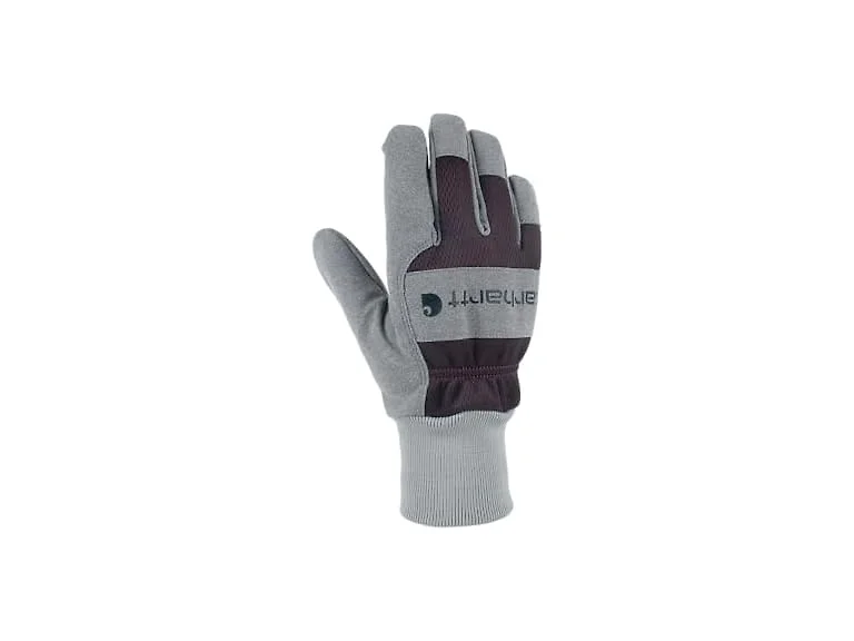 Carhartt Women Synthetic Suede Knit Cuff Glove (M)