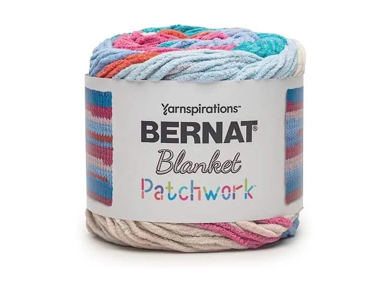 Bernat Polyester Yarn (300g/10.5oz, 220 Yards) - Beach Towel Color