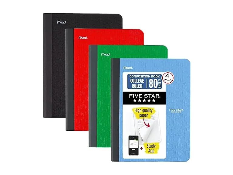 Five Star Five Star Composition Book + Study App