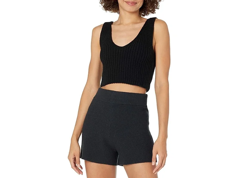 The Drop Women (3X) Sylvie Cotton Cropped Tank