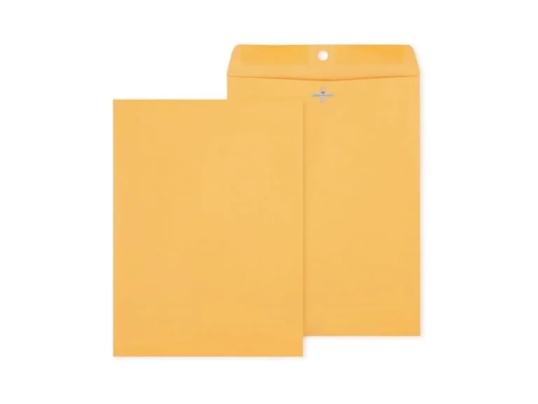 Staples 9 x 12 Kraft Clasp & Moistenable