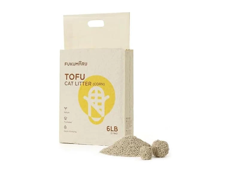 FUKUMARU Corn Cat Litter, 5.5 LBS