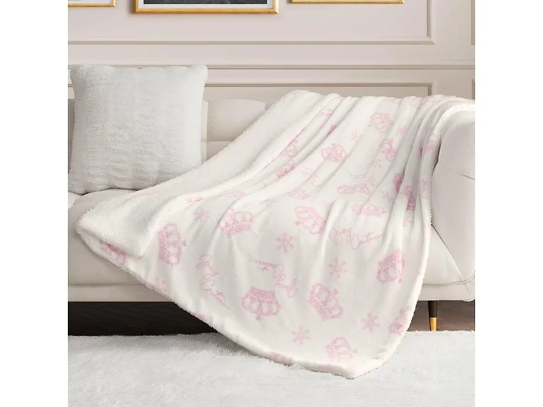Juicy Couture Sherpa Throw 50"x60"