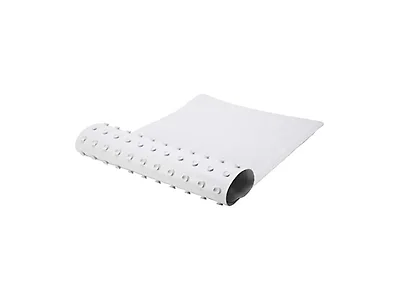 Bath Bliss Large Bath Mat in White