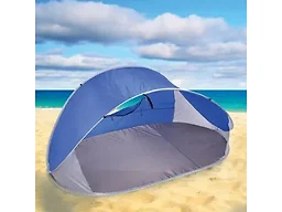 MQI MQ-BTENT-BLU Pop-Up Beach Tent w/ Carry Bag - Blue